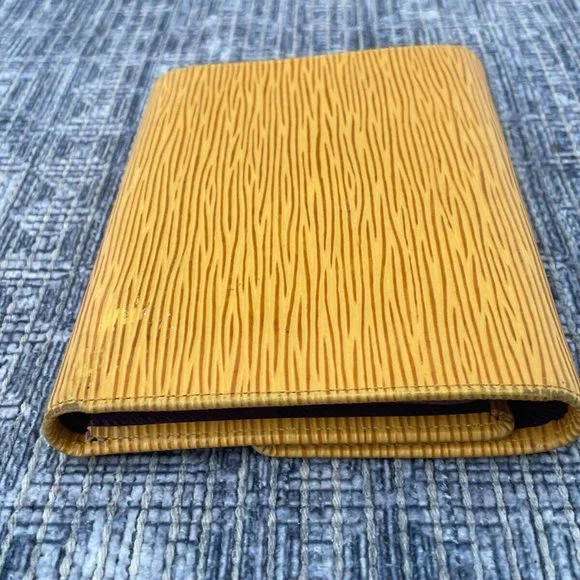 Vintage Louis Vuitton Wallet Epi Leather Etui Papier Porte Tresor Made France - Picture 2 of 12